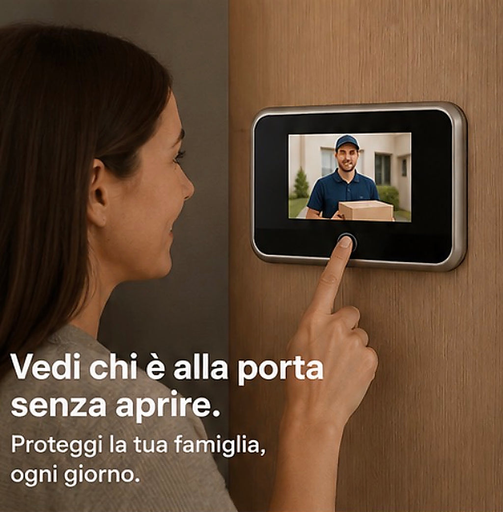 DoorView™ | Lo Spioncino Digitale Che Protegge La Tua Famiglia
