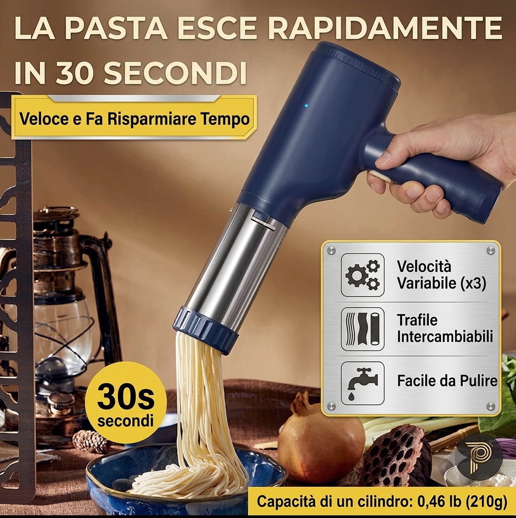 Macchina per la pasta elettrica professionale senza fili
