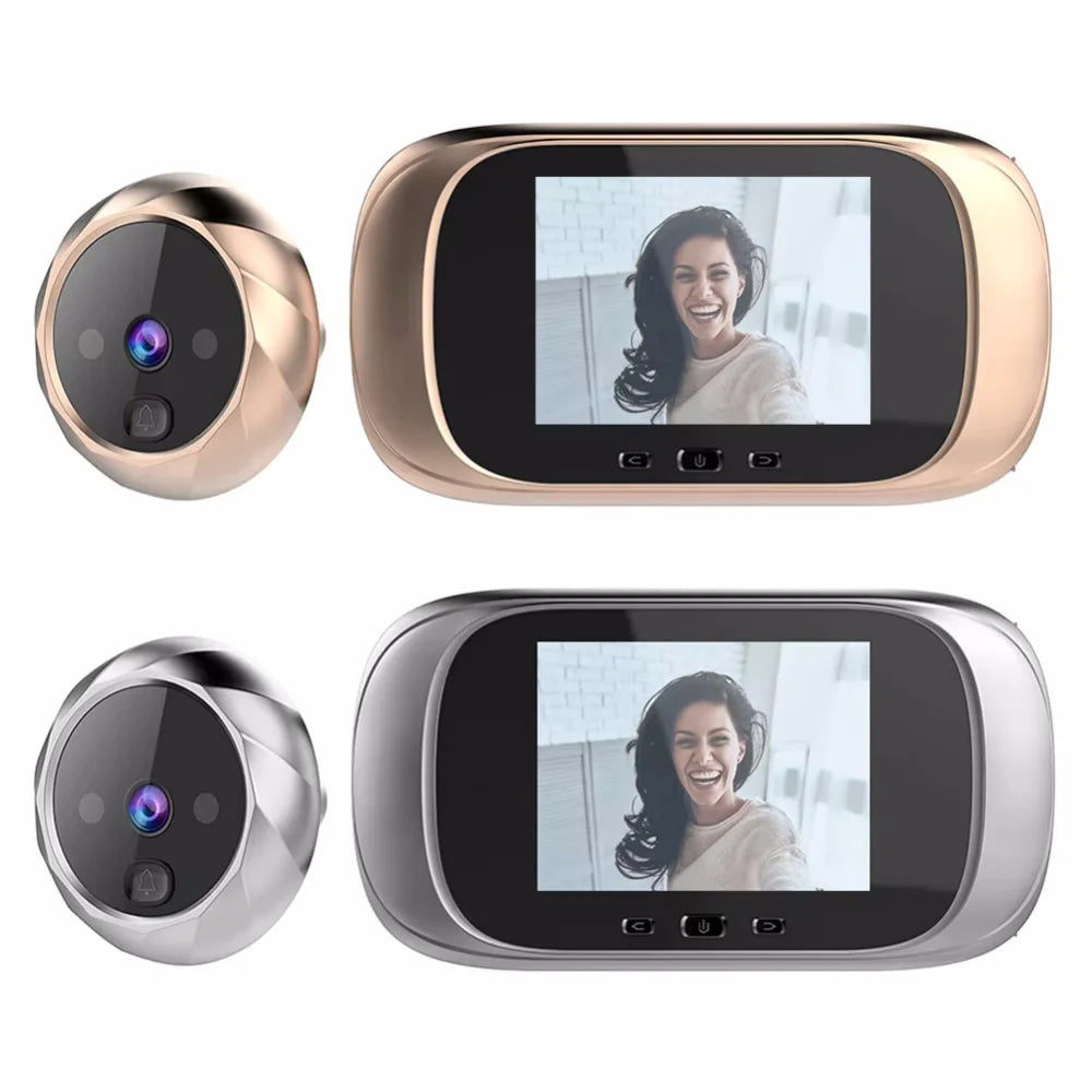 Spioncino Digitale per Porta con Schermo LCD da 2,8", Fotocamera HD e Memoria Foto per Sicurezza Domestica
