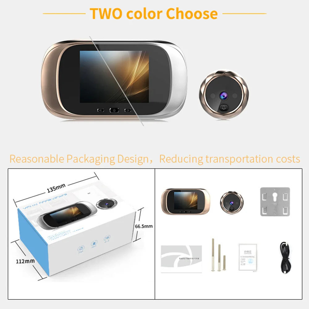 Spioncino Digitale per Porta con Schermo LCD da 2,8