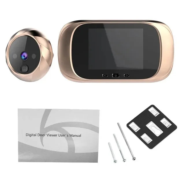 Spioncino Digitale per Porta con Schermo LCD da 2,8", Fotocamera HD e Memoria Foto per Sicurezza Domestica