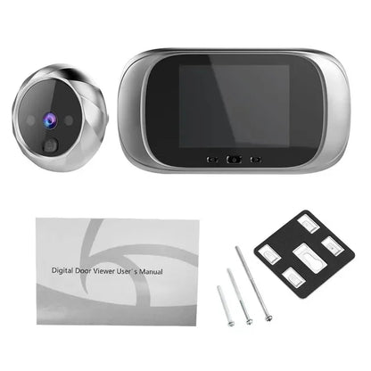 Spioncino Digitale per Porta con Schermo LCD da 2,8", Fotocamera HD e Memoria Foto per Sicurezza Domestica