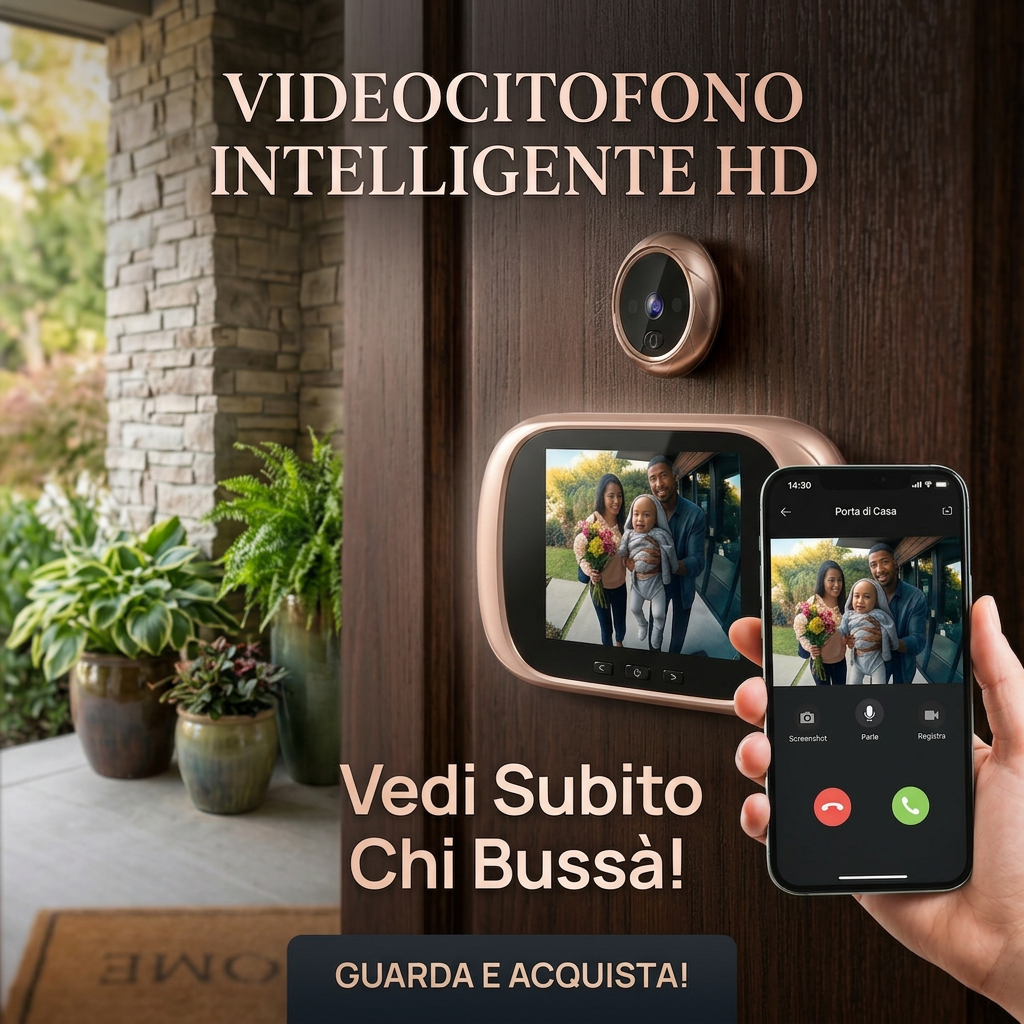 DoorView™ | Lo Spioncino Digitale Che Protegge La Tua Famiglia